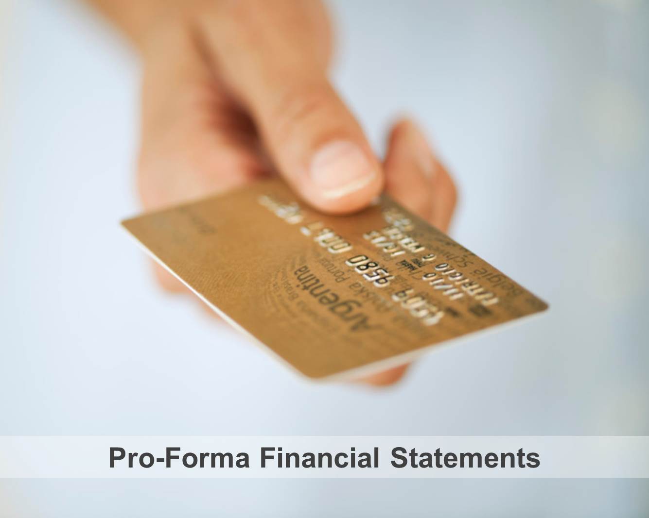 Pro-Forma Financial Statements